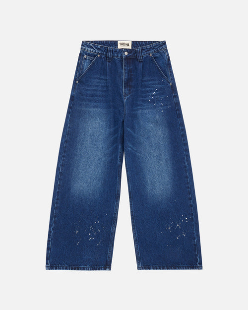 13.5oz Washed Paint Splat Jeans