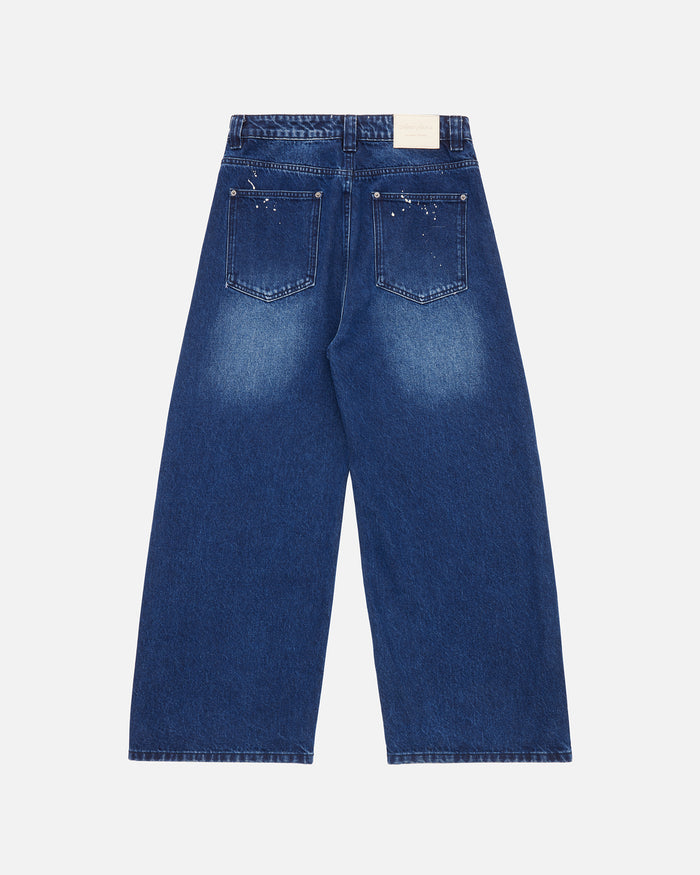 13.5oz Washed Paint Splat Jeans