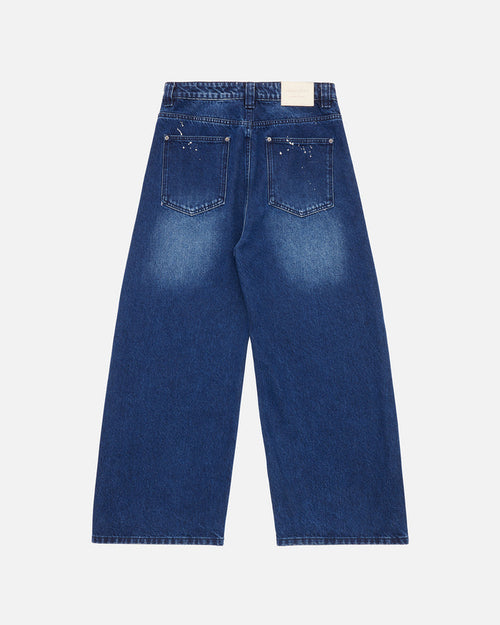 13.5oz Washed Paint Splat Jeans