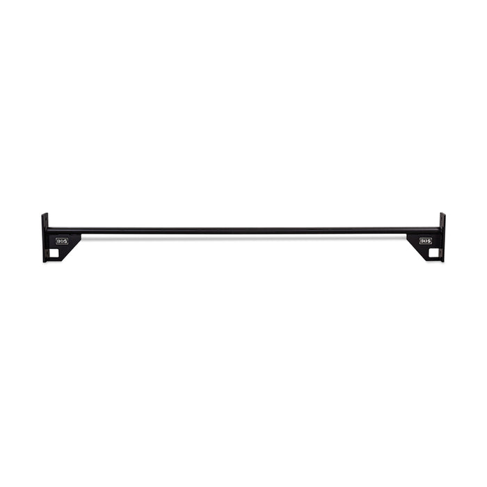 The Bells of Steel 70" Pull Up Bar is a black metal horizontal bar with mounting brackets for wall installation, perfect for enhancing your power rack setup with versatile workout options.