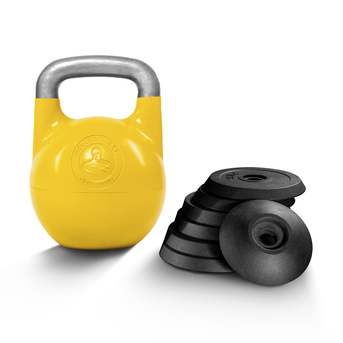 12-32 KG Adjustable Kettlebell / Yellow / Single