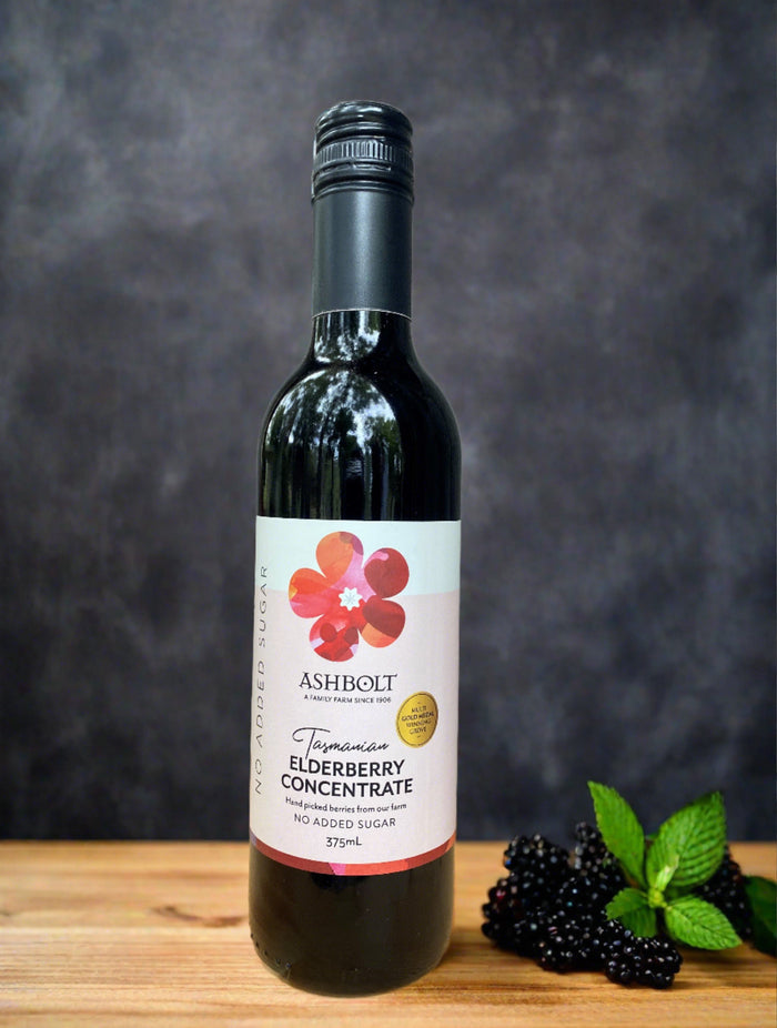 Ashbolts Elderberry Cordial with No Added Sugar Concentrate