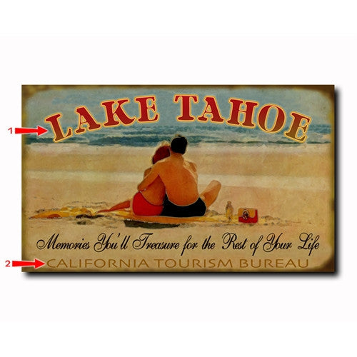Beach Memories Custom Sign