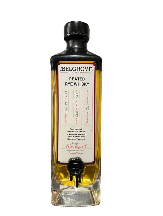 Belgrove Peated Rye Whisky