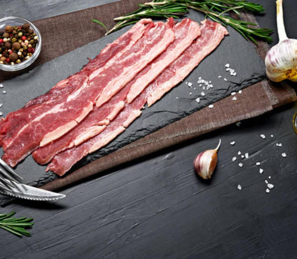 Boks Bacon Chilli Dry Cured Cold Smoked 180g