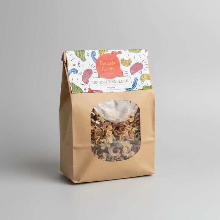 Bottega Crippa – Riccioli Tricolore Pasta