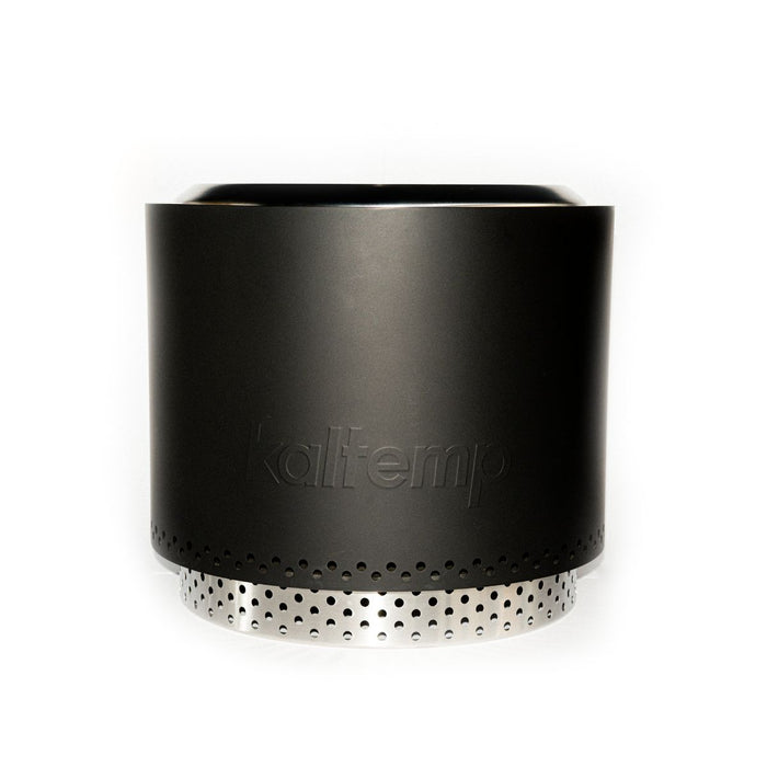 Brasero K-Fire Negro 50 Kaltemp + Base | Sin Humo Acero Inoxidable
