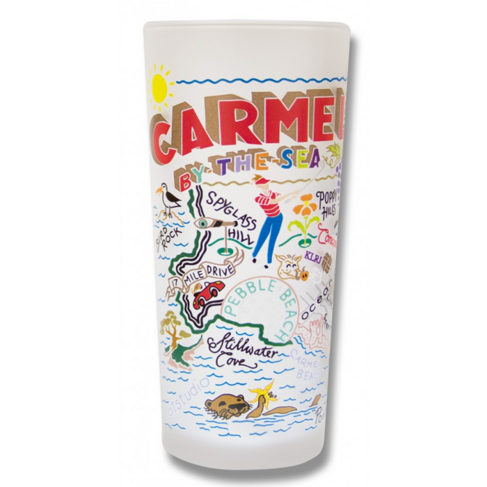 Carmel Frosted Glass Tumbler