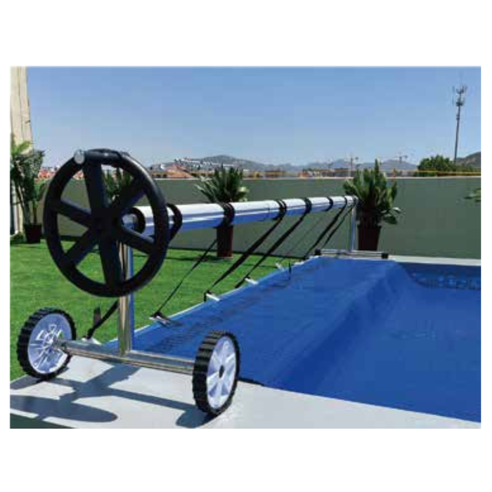 Carro Enrollador Para Manta Térmica De Piscina 6 M
