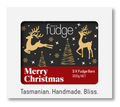 Christmas Gift Box - 3 Fudge Deer Pattern