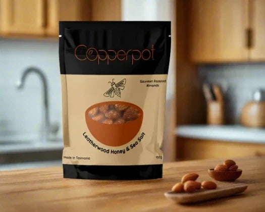 COPPERPOT LEATHERWOOD HONEY & SEA SALT ALMONDS