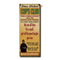 Cop's Club Custom Sign