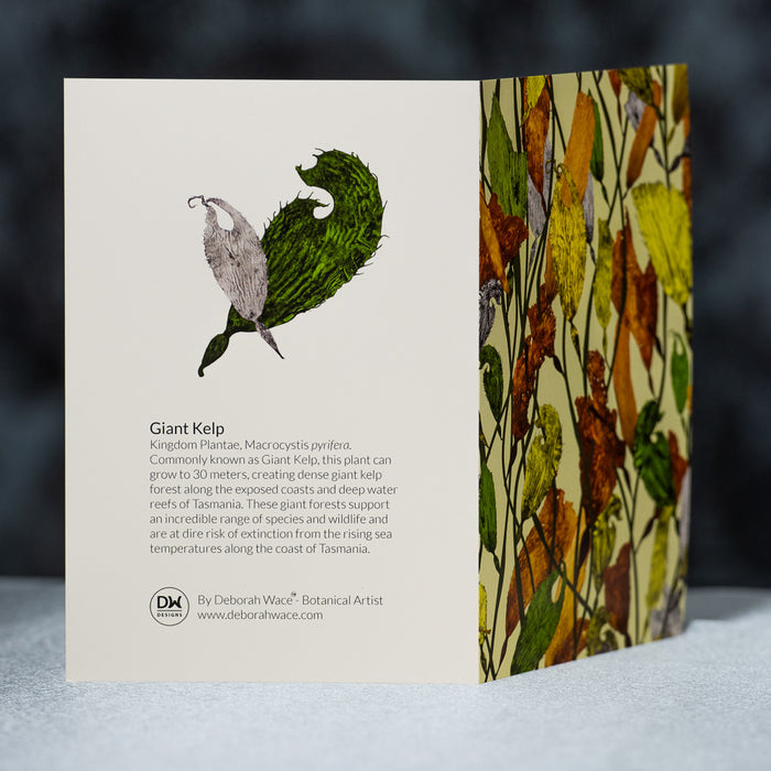 Deborah Wace Giant Kelp - Greeting Card