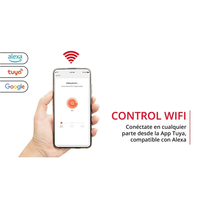 Estufa Calefactor Eléctrico Kaltemp Wally One 600 Wifi | 9 m2