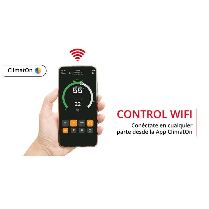 Estufa Electrica Calefactor Kaltemp Wally Inverter 1000W Wifi 12 M2 | Reacondicionado