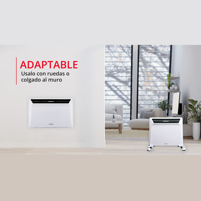Estufa Electrica Calefactor Kaltemp Wally Inverter 1000W Wifi 12 M2 | Reacondicionado