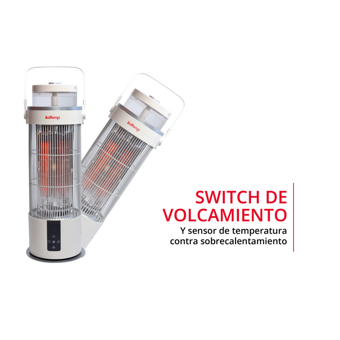 Estufa Eléctrica Infrarroja Kaltemp IR STONE AZUL 800W | 12m2