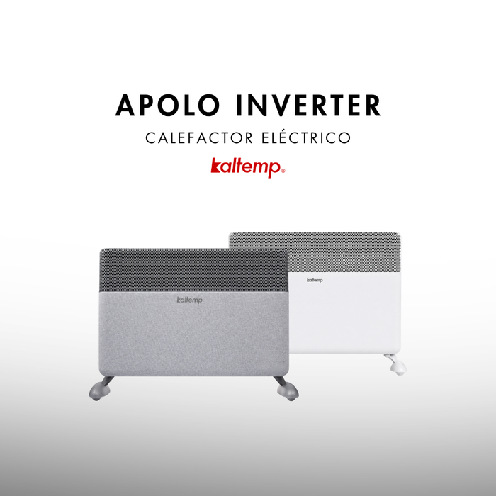 Estufa Eléctrica Kaltemp apolo Fabrics Inverter 1500W Wifi | 18m2
