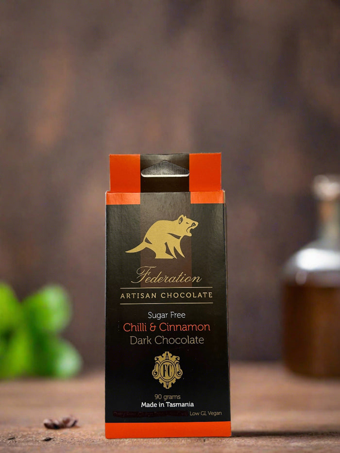Federation Chocolate Chilli and Cinnamon Dark Chocolate