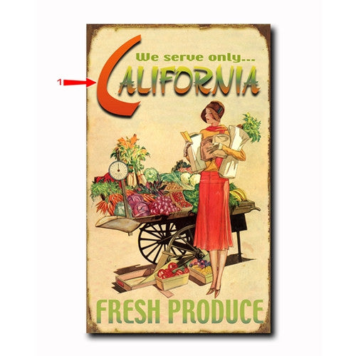 Fresh Produce Custom Sign