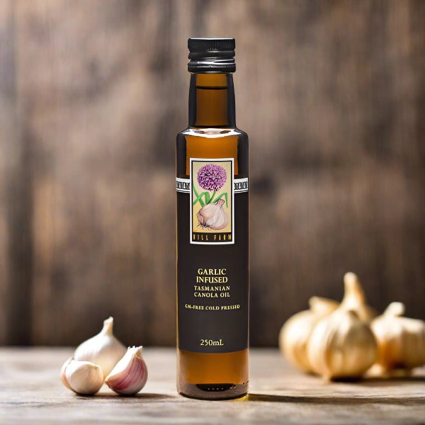 Hill Farm Garlic Infused Canola Oil