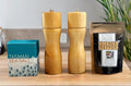 Huon Pine Pepper and Salt Grinder with Pepperberry and Tasman Sea Salt  Gift Pack