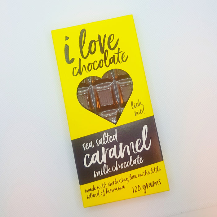I Love Chocolate- Sea Salted Caramel Milk Chocolate