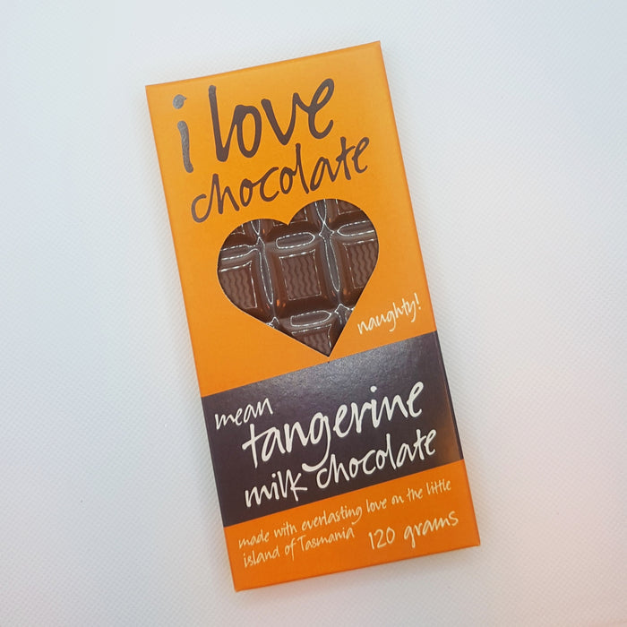 I Love Chocolate- Tangerine Milk Chocolate
