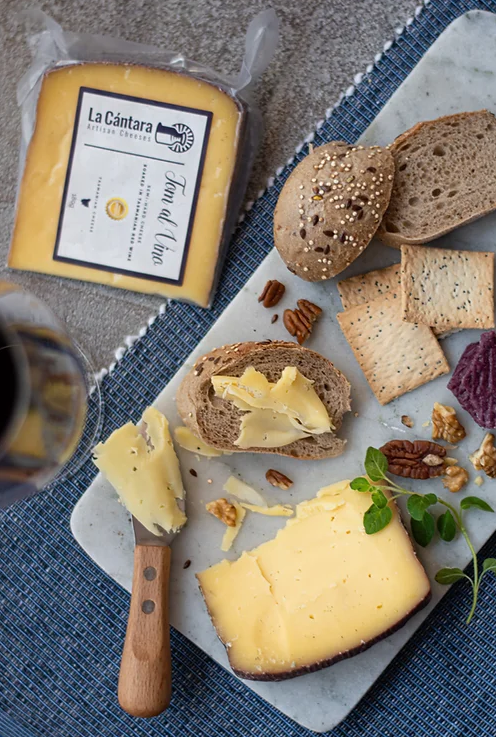 La Cantara Tom al Vino - Red Wine-Soaked Cheese
