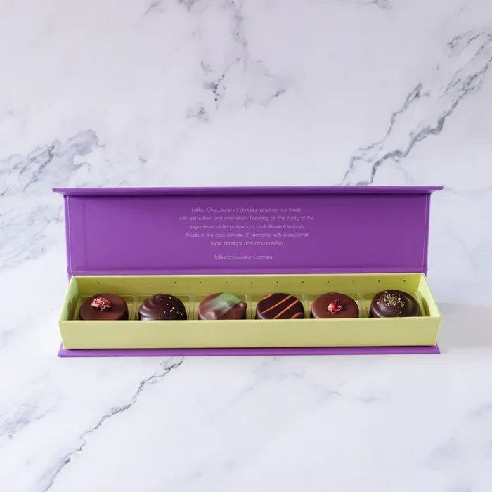 Lakker Chocolatiers Selection Chocolate Box of 6