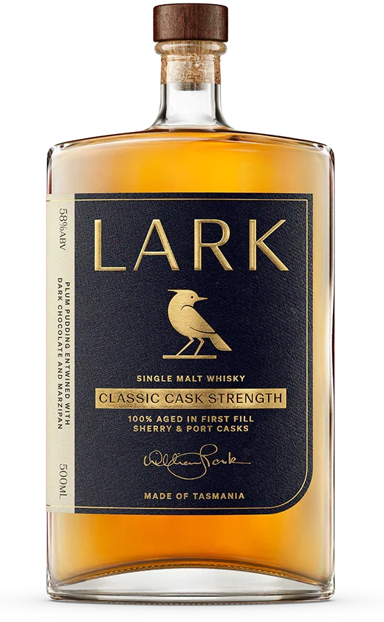 Lark Cask Strength 58% Single Malt Whisky boxed