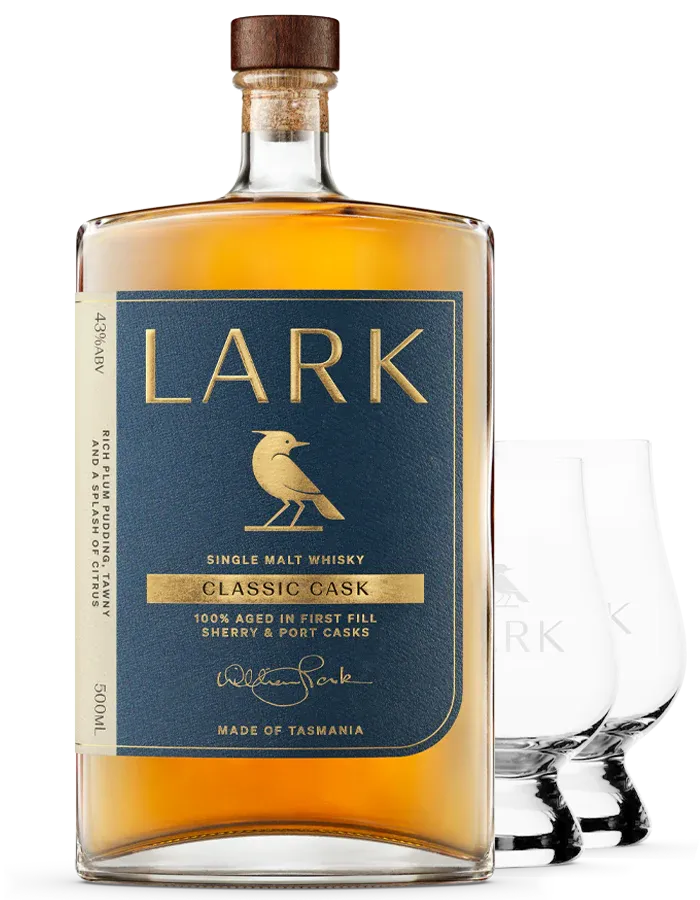 Lark Classic Cask 43% Single Malt Whisky boxed