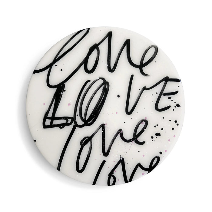 LOVE LOVE LOVE CIRCLE PANELS