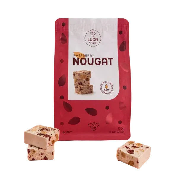 Luca Nougat - Rapberry Nougat Bites