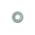 A Bells of Steel Machined Iron Olympic Weight Plate, grey and weighing 2.5 lbs with "BELLS OF STEEL" and "2.5" engraved, precision hole fit, is displayed on a plain white background.
