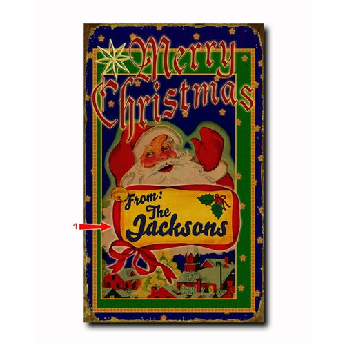 Merry Christmas Custom Sign