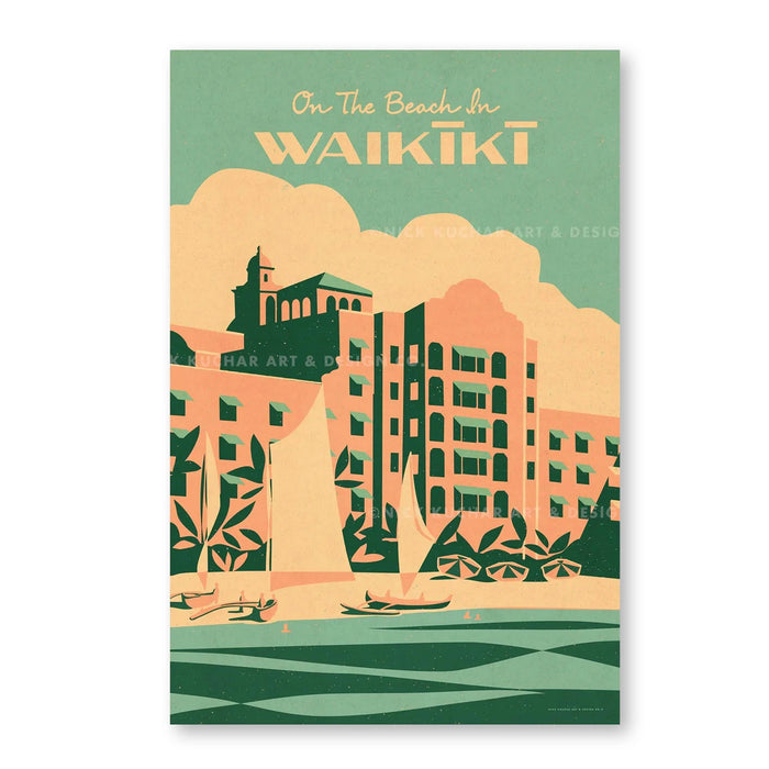 ON THE BEACH IN WAIKIKI