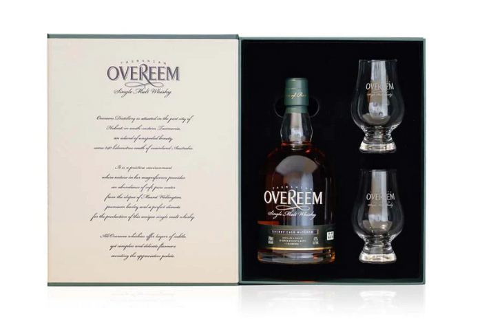 Overeem - Single Malt Whisky Gift Set 43% ABV