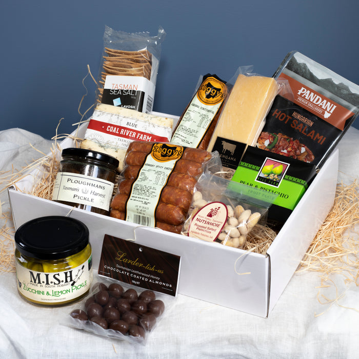 Plougmans lunch for Father's Day  with Tasmanian cheeses & smallgoods