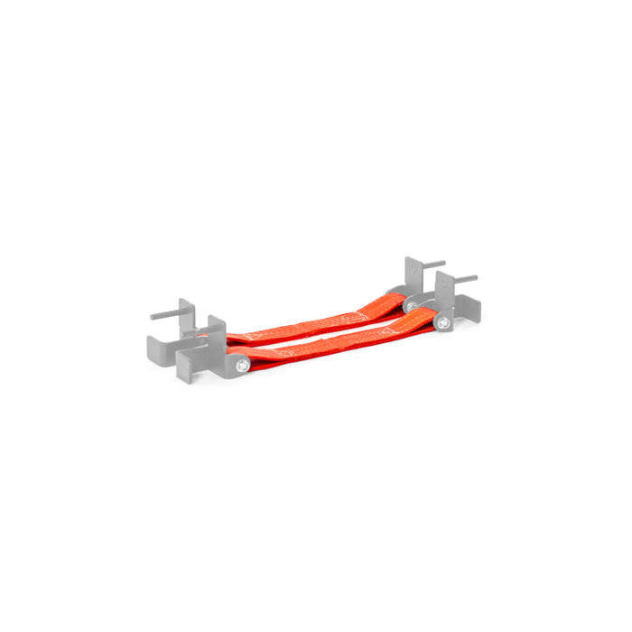 24" Pair (Straps Only) / Bright Orange