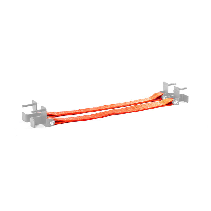 43" Pair (Straps Only) / Bright Orange
