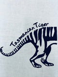 Soul Bouy - Tasmanian Tiger Linen Tea Towel