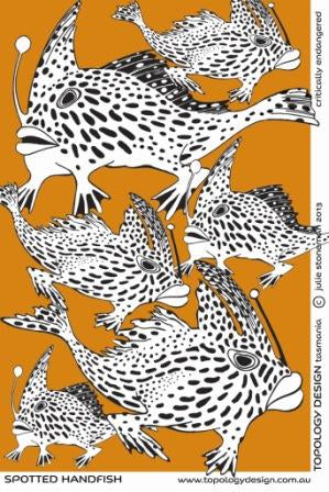 Spotted Handfish Tea Towel