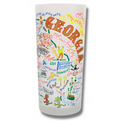 State of Georgia Frosted Glass Tumbler