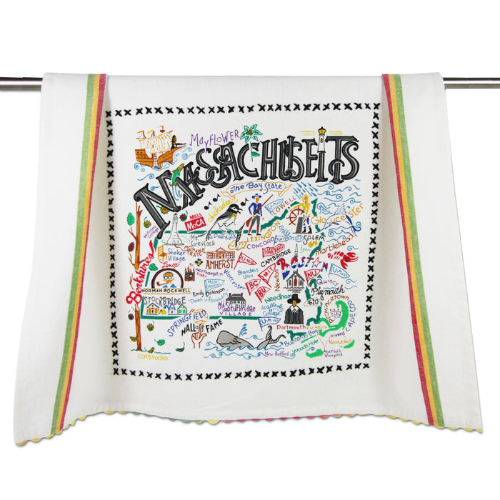 State of Massachusetts Dish Towel