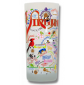 State of Virginia Frosted Glass Tumbler