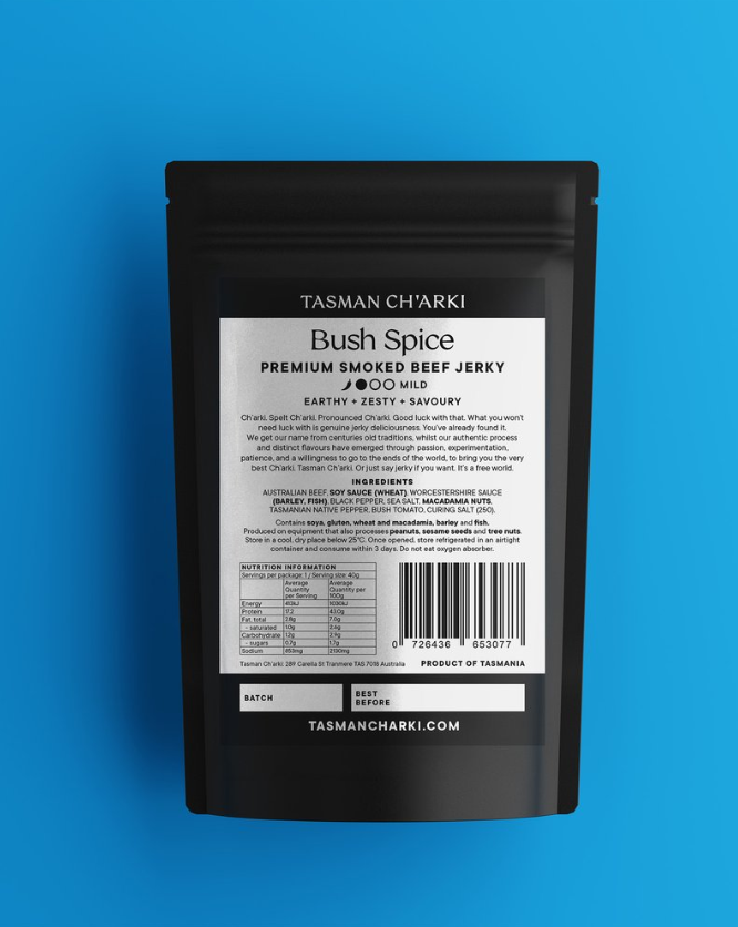 Tasmanian Ch'arki -  Bush Spice Beef Jerky