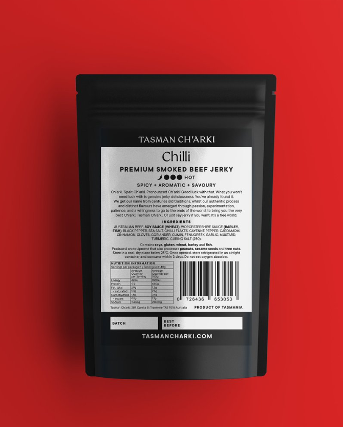 Tasmanian Ch'arki - Chilli Beef Jerky