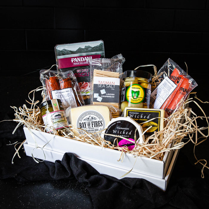 Tasmanian Cheese and Smallgoods with Condiments