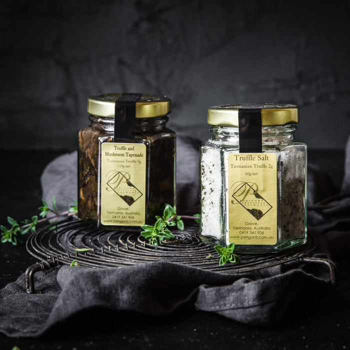 Tasmanian Truffle salt with Truffle Mushroom Tapenade  - Tasmanian Gourmet Online